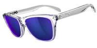 Oakley Frogskins Polished Clear / Violet Iridium (24-305)